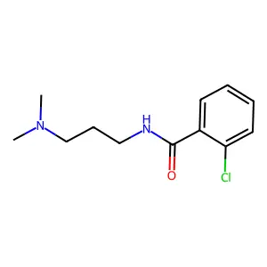 2-chloro-N-[3-(dimethylamino)propyl]benzamide structure