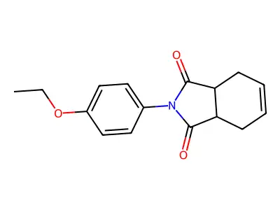 2-(4-Ethoxyphenyl)-3a,4,7,7a-tetrahydro-1H-isoindole-1,3(2H)-dione structure