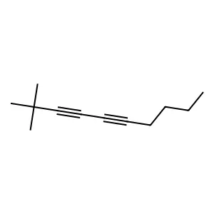 2,2-Dimethyl-3,5-decadiyne structure