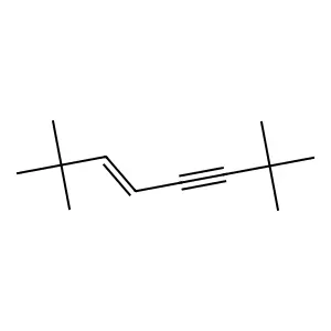 2,2,7,7-Tetramethyl-3-octen-5-yne structure