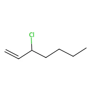 3-Chloro-1-heptene structure
