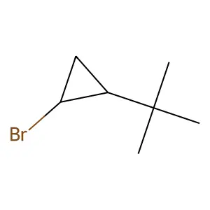 Cyclopropane, 1-bromo-2-(1,1-dimethylethyl)- structure