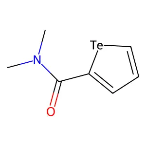 N,N-dimethyltellurophene-2-carboxamide structure