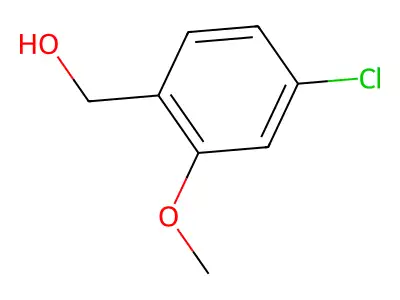 4 Chloro-2-methoxybenzyl alcohol structure
