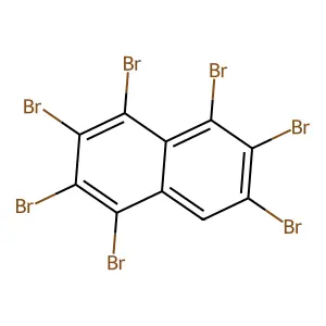 Heptabromonaphthalene structure