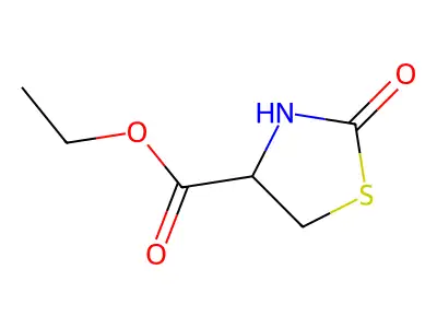 Ethyl 2-oxo-1,3-thiazolidine-4-carboxylate structure