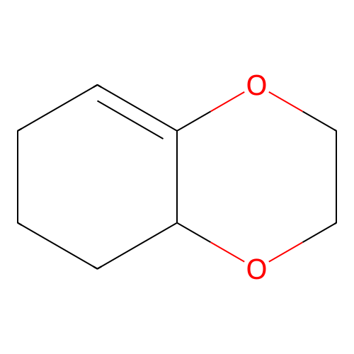 1,4-Benzodioxin, 2,3,4a,5,6,7-hexahydro- structure