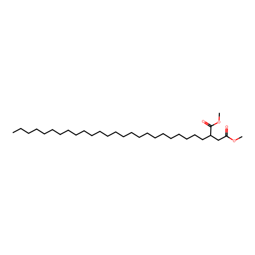 Butanedioic acid, pentacosyl-, dimethyl ester structure