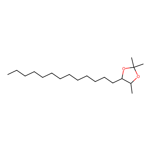 1,3-Dioxolane, 2,2,4-trimethyl-5-tridecyl- structure