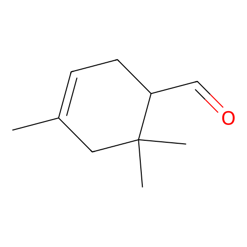 3-Cyclohexene-1-carboxaldehyde, 4,6,6-trimethyl- structure