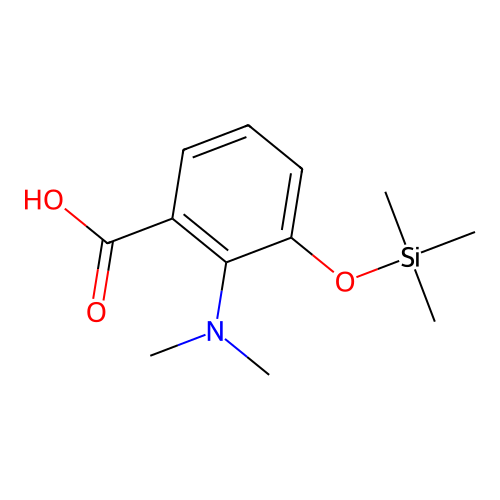 Benzoic acid, 2-(dimethylamino)-3-[(trimethylsilyl)oxy]- structure