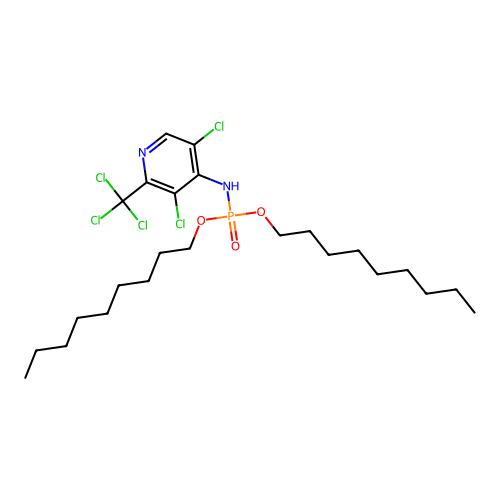 C24H40Cl5N2O3P structure