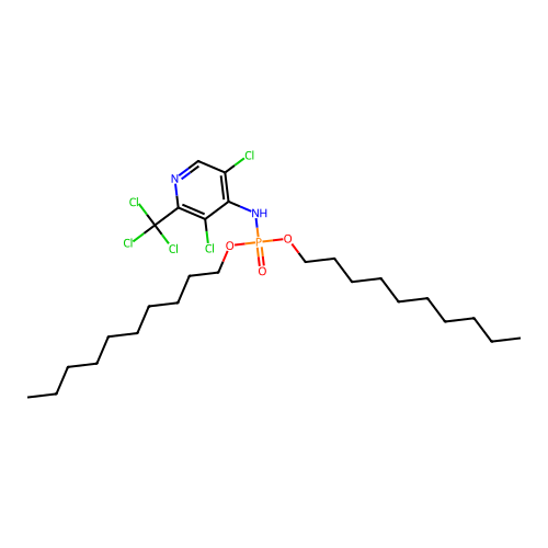 C26H44Cl5N2O3P structure