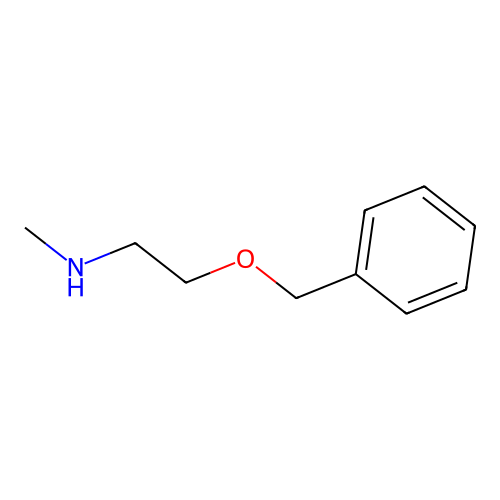 N-Methyl-2-benzyloxyethylamine structure