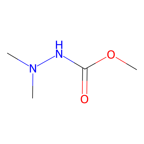 Hydrazinecarboxylic acid, 2,2-dimethyl-, methyl ester structure