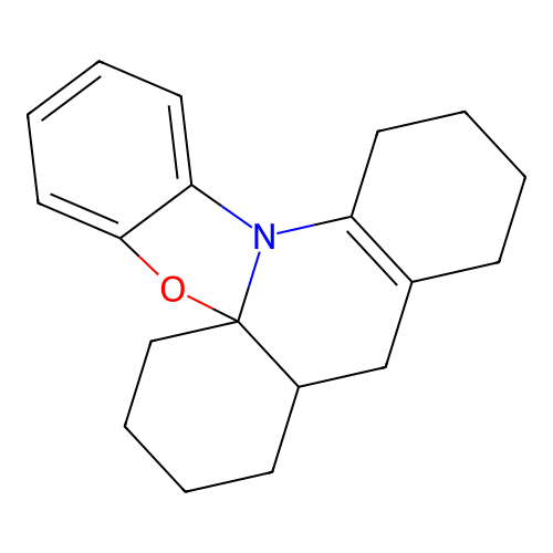 6,7,8,9,9a,10,11,12,13,14-Decahydrobenzo[4,5]oxazolo[2,3-e]acridine structure