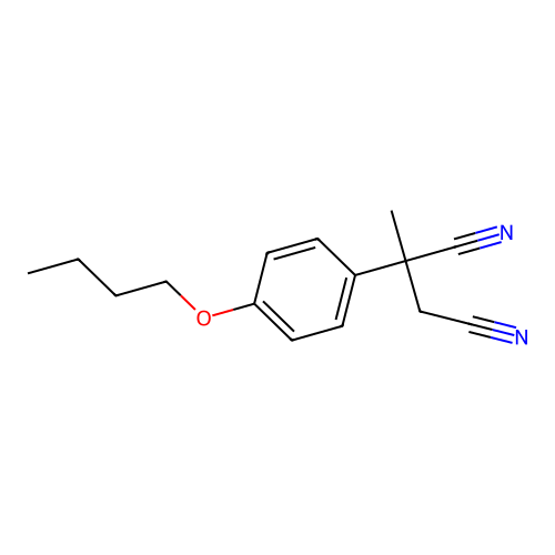 2-(4-Butoxyphenyl)-2-methylbutanedinitrile structure