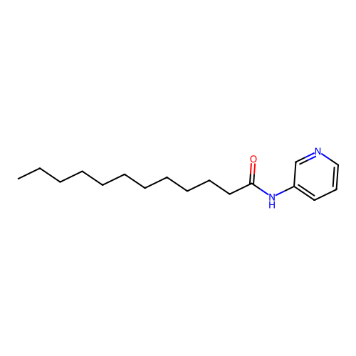 N-(3-pyridinyl)dodecanamide structure