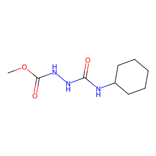 Methyl 2-[(cyclohexylamino)carbonyl]hydrazinecarboxylate structure