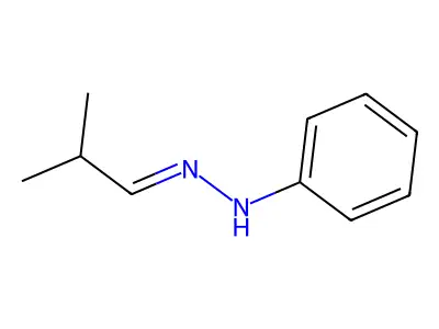 Isobutylidenphenylhydrazin structure