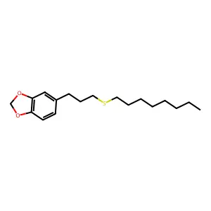 5-[3-(Octylsulfanyl)propyl]-2H-1,3-benzodioxole structure
