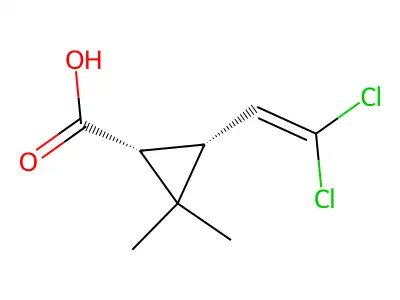 1R-cis-Permethrinic acid structure