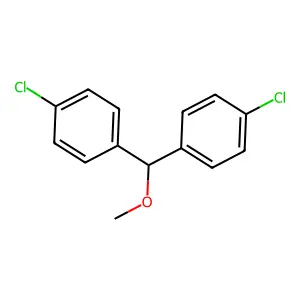 Benzene, 1,1'-(methoxymethylene)bis[4-chloro- structure
