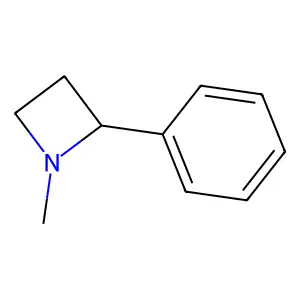 1-Methyl-2-phenylazetidine structure