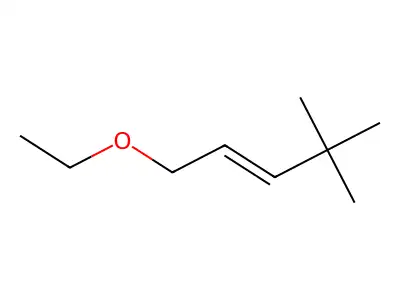 1-Ethoxy-4,4-dimethylpent-2-ene structure