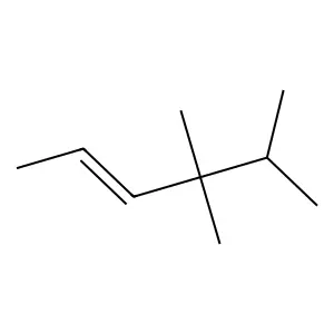 2-Hexene, 4,4,5-trimethyl- structure