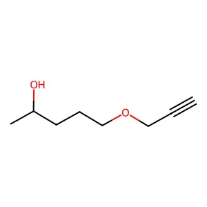 5-(2-Propynyloxy)-2-pentanol structure