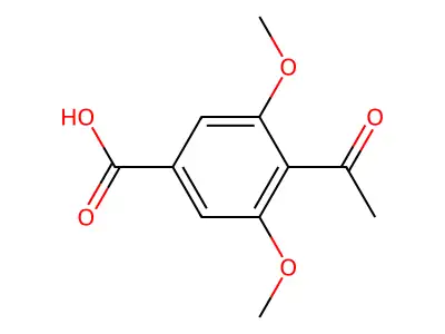 4-Acetyl-3,5-dimethoxybenzoic acid structure
