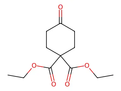 1,1-Diethyl 4-oxocyclohexane-1,1-dicarboxylate structure