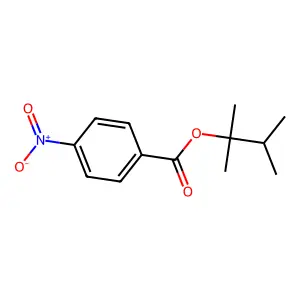 2,3-Dimethylbutan-2-yl 4-nitrobenzoate structure