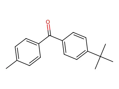 4-tert-Butyl-4'-methylbenzophenone structure