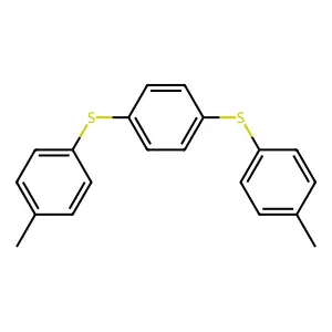 1,4-Bis(4-methylphenylthio)benzene structure