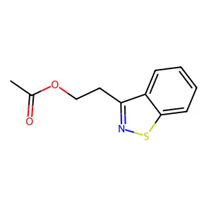 2-(1,2-Benzothiazol-3-yl)ethyl acetate structure