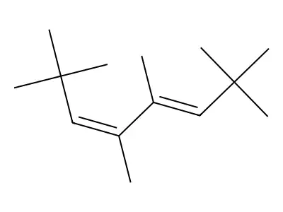(3Z,5E)-2,2,4,5,7,7-hexamethylocta-3,5-diene structure