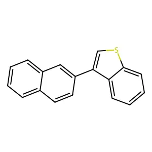 3-(2-Naphthyl)-1-thiaindene structure
