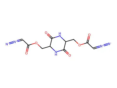 Azaserine cyclic peptide, cis structure