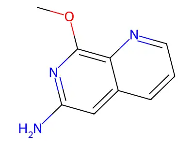 8-Methoxy-1,7-naphthyridin-6-amine structure