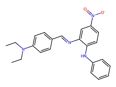 N2-((4-(Diethylamino)phenyl)methylene)-4-nitro-N1-phenyl-1,2-benzenediamine structure