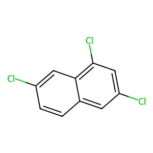 Naphthalene, 1,3,7-trichloro- structure