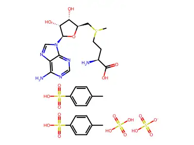 S-Adenosylmethionine disulfate ditosylate structure