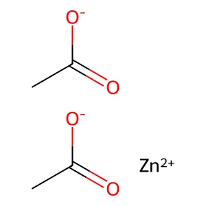 乙酸锌 structure