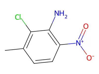 2-Chloro-3-methyl-6-nitroaniline structure