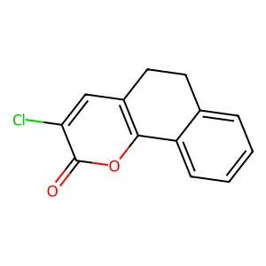 3-Chloro-5,6-dihydrobenzo[h]chromen-2-one structure