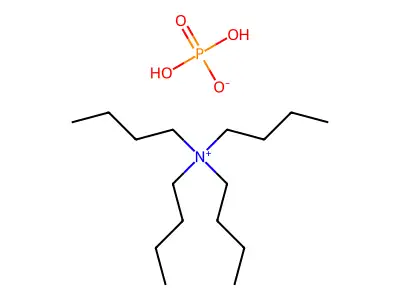 Tetrabutylammonium dihydrogen phosphate structure