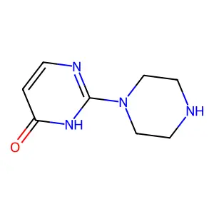 2-piperazin-1-yl-1H-pyrimidin-6-one structure
