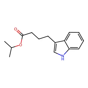 propan-2-yl 4-(1H-indol-3-yl)butanoate structure